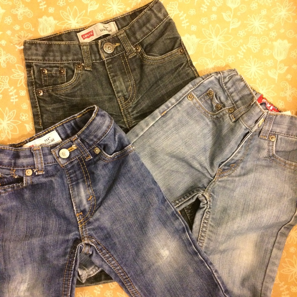 [levis] boy’s 3 pairs of jeans 12 months